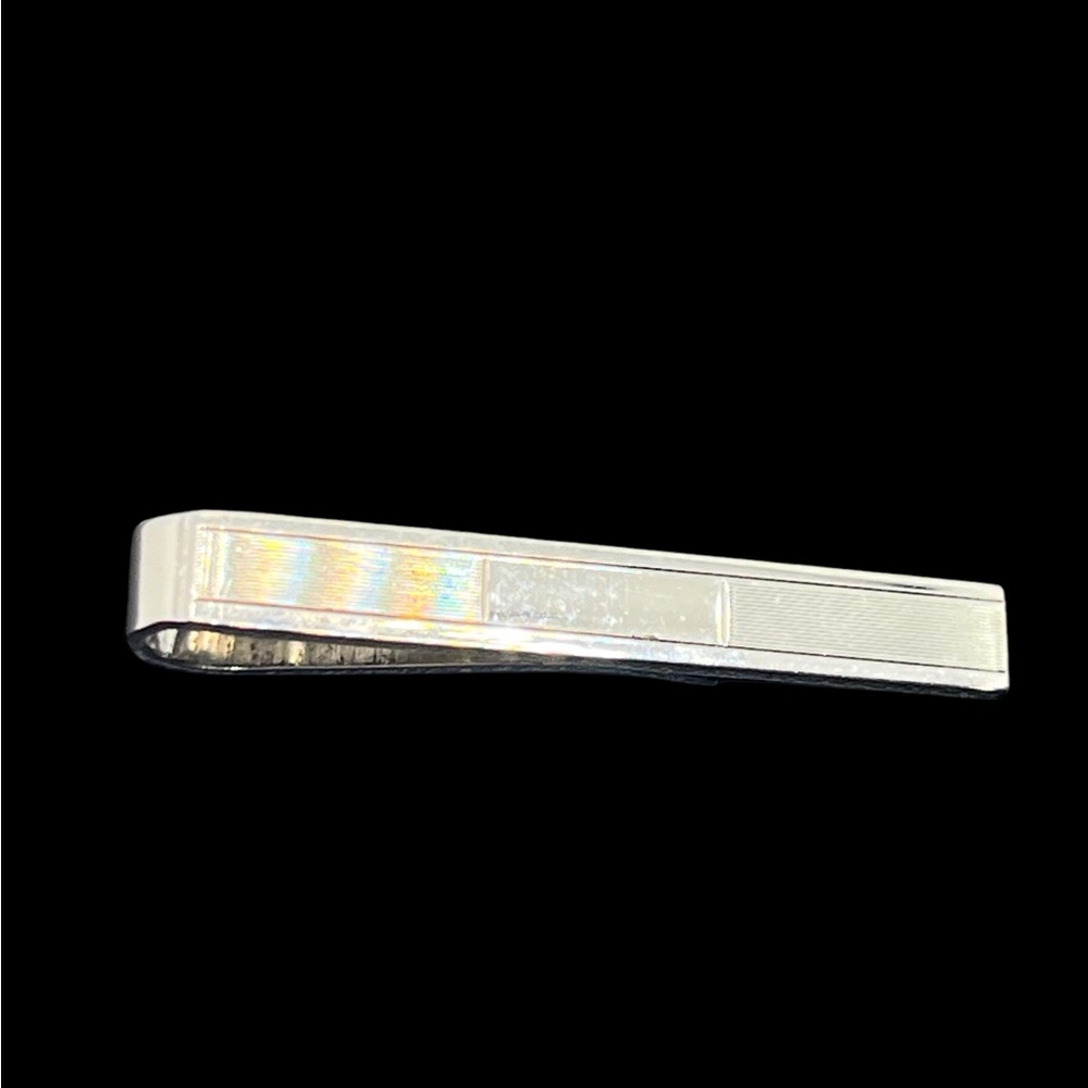 LaMode signed sterling silver men’s vintage tie clip